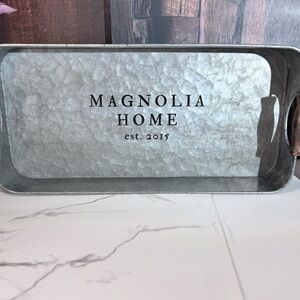 Magnolia Home Galvanized Metal Tray